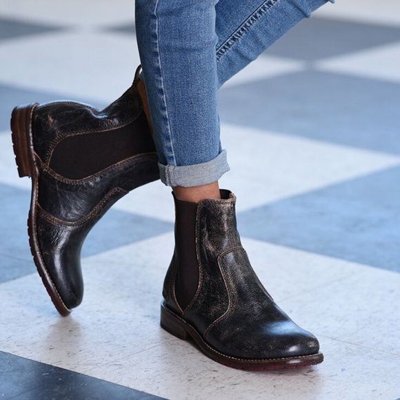 Bed Stu Nandi Leather Chelsea Boots 